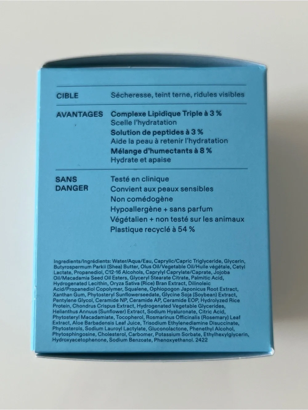 Skinfix Triple Lipid-Peptide Cream Refillable Barrier Moisturizer with Ceramides